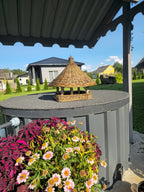 Wicker bird feeder 014b