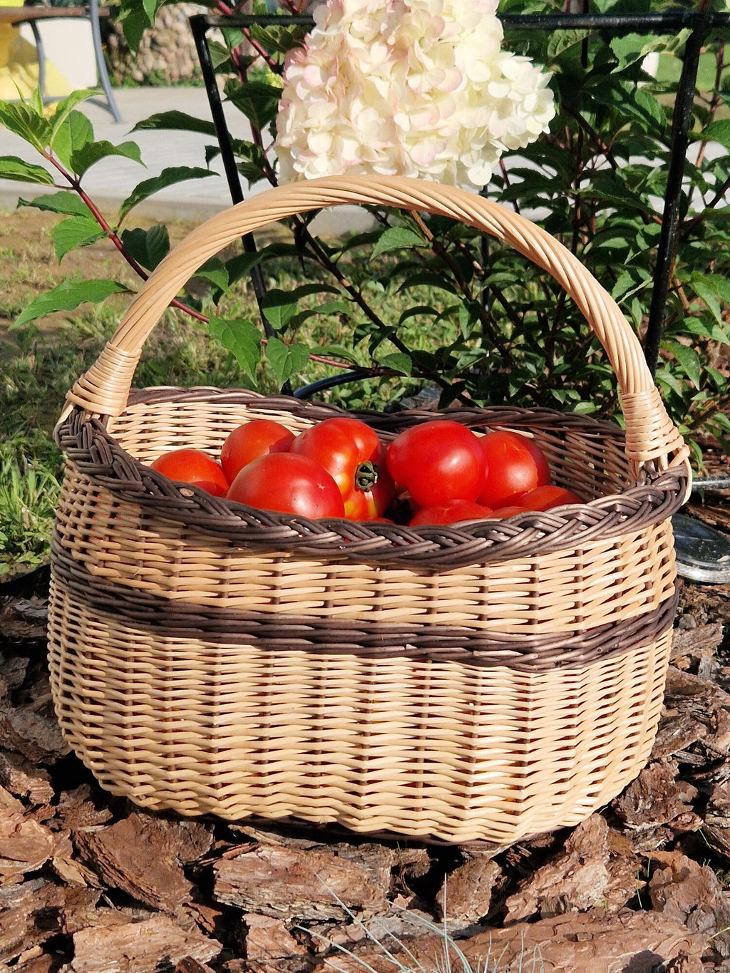 Wicker basket 018b