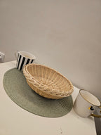 Wicker plate 044b