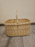 Handmade Willow Basket with Handle