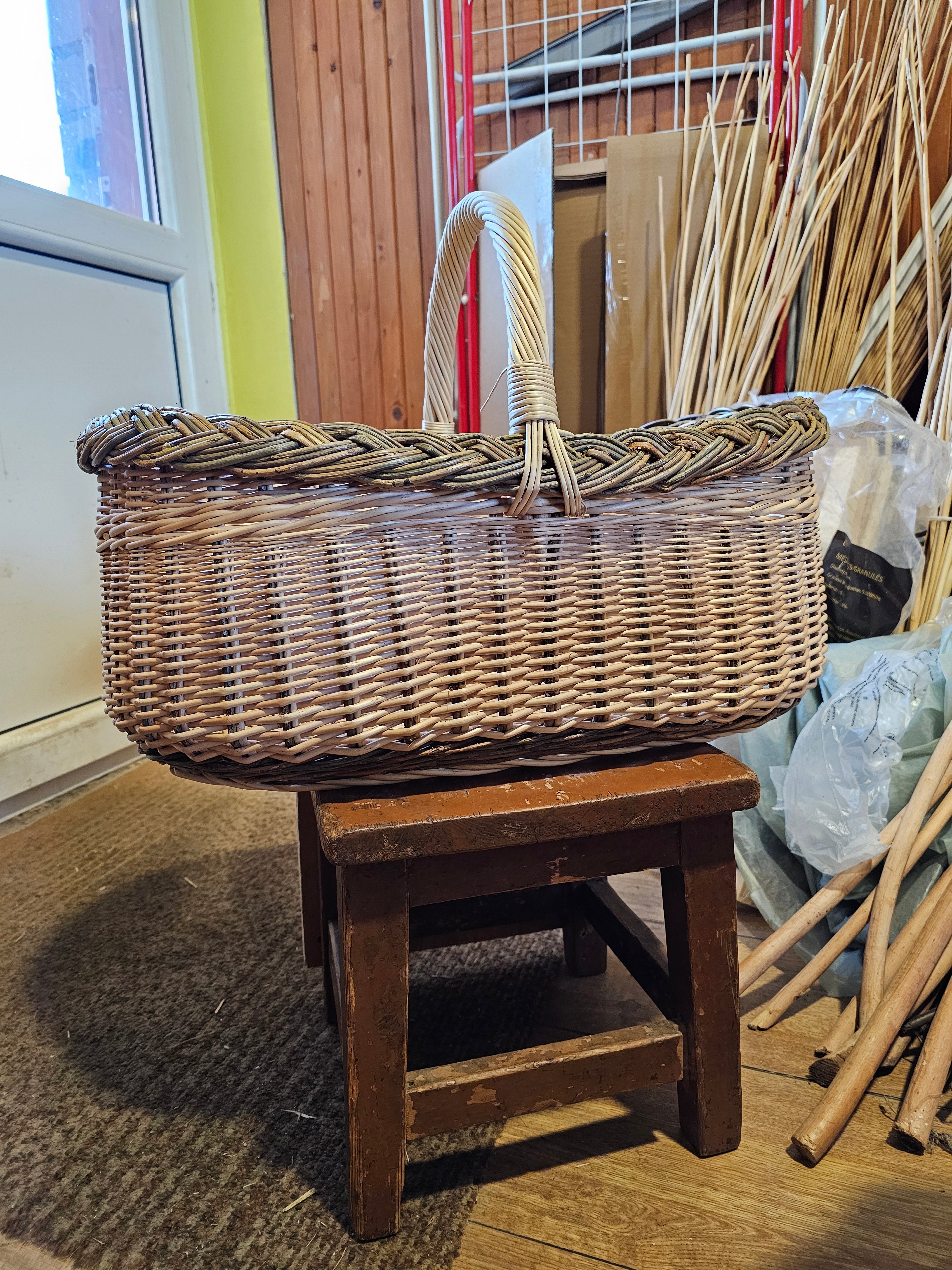 Wicker basket 014r