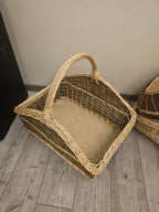 Wicker firewood basket 012b