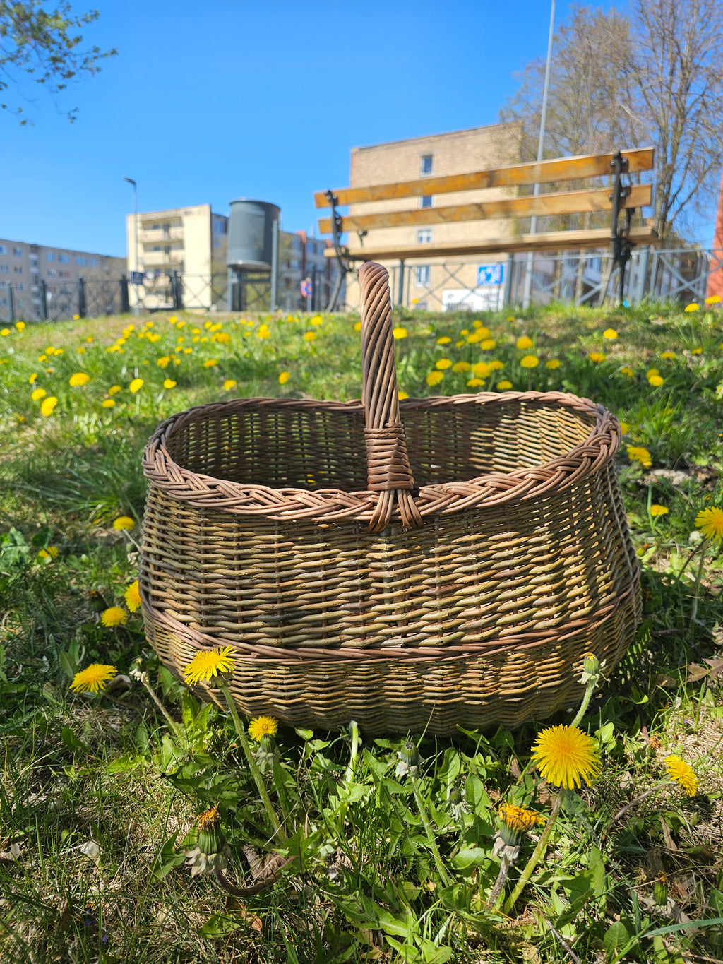 Extra Large Wicker Storage Basket — view 13