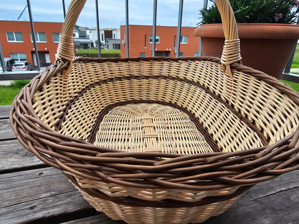 Large wicker basket 004b