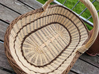 Extra Large Wicker Basket — shown in natural light
