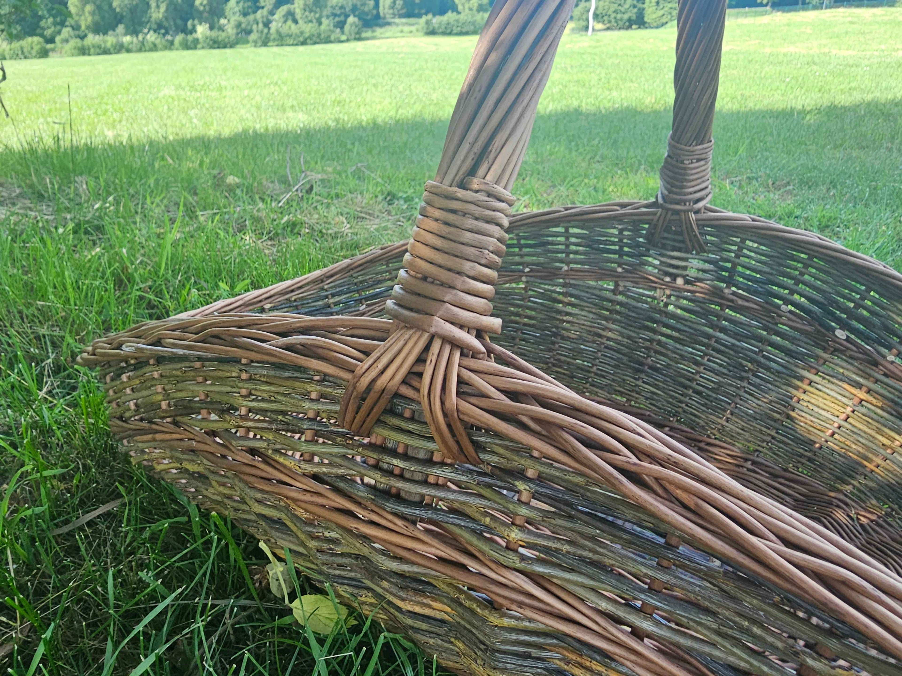 Large Unpeeled Willow Trug 027b-5