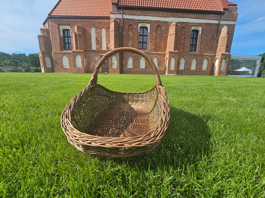 Large Unpeeled Willow Trug 027b-5