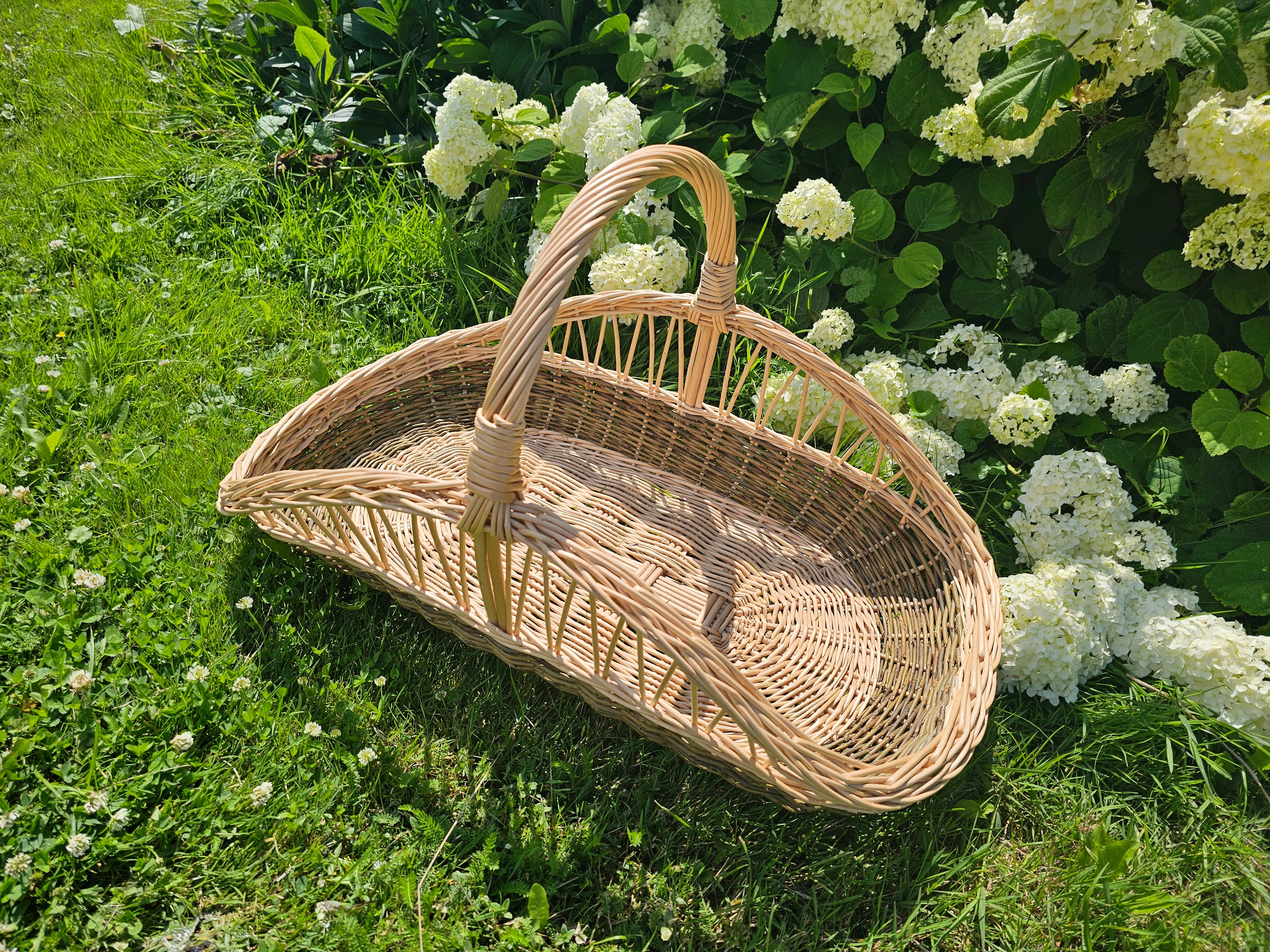 Decorative Wicker Garden Trug 027b-6