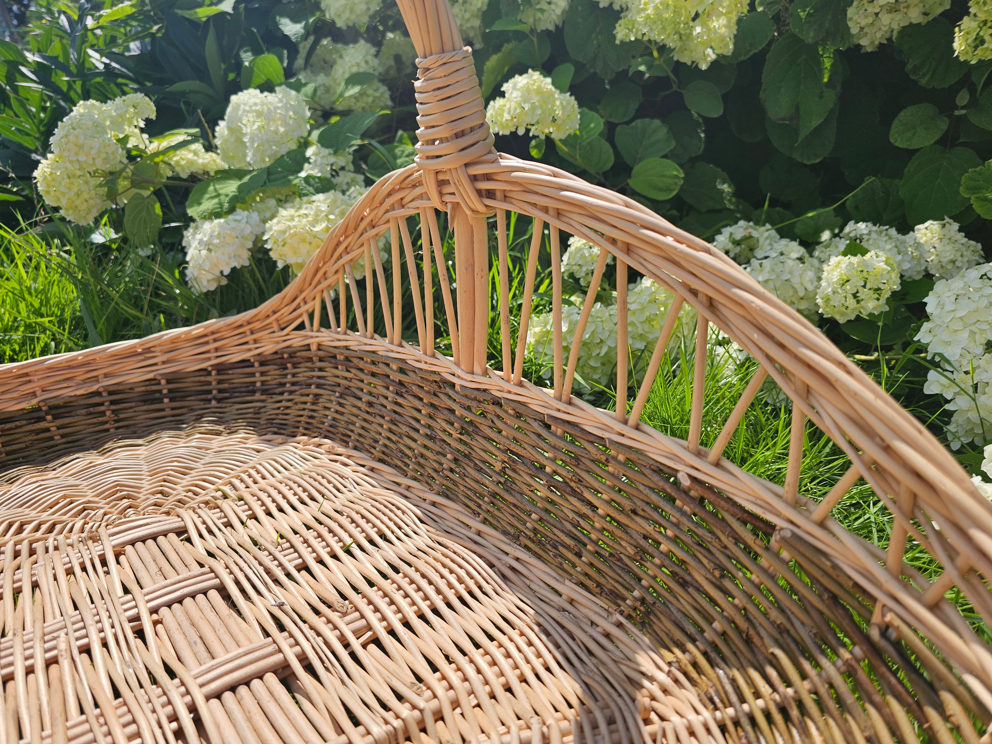 Decorative Wicker Garden Trug 027b-6