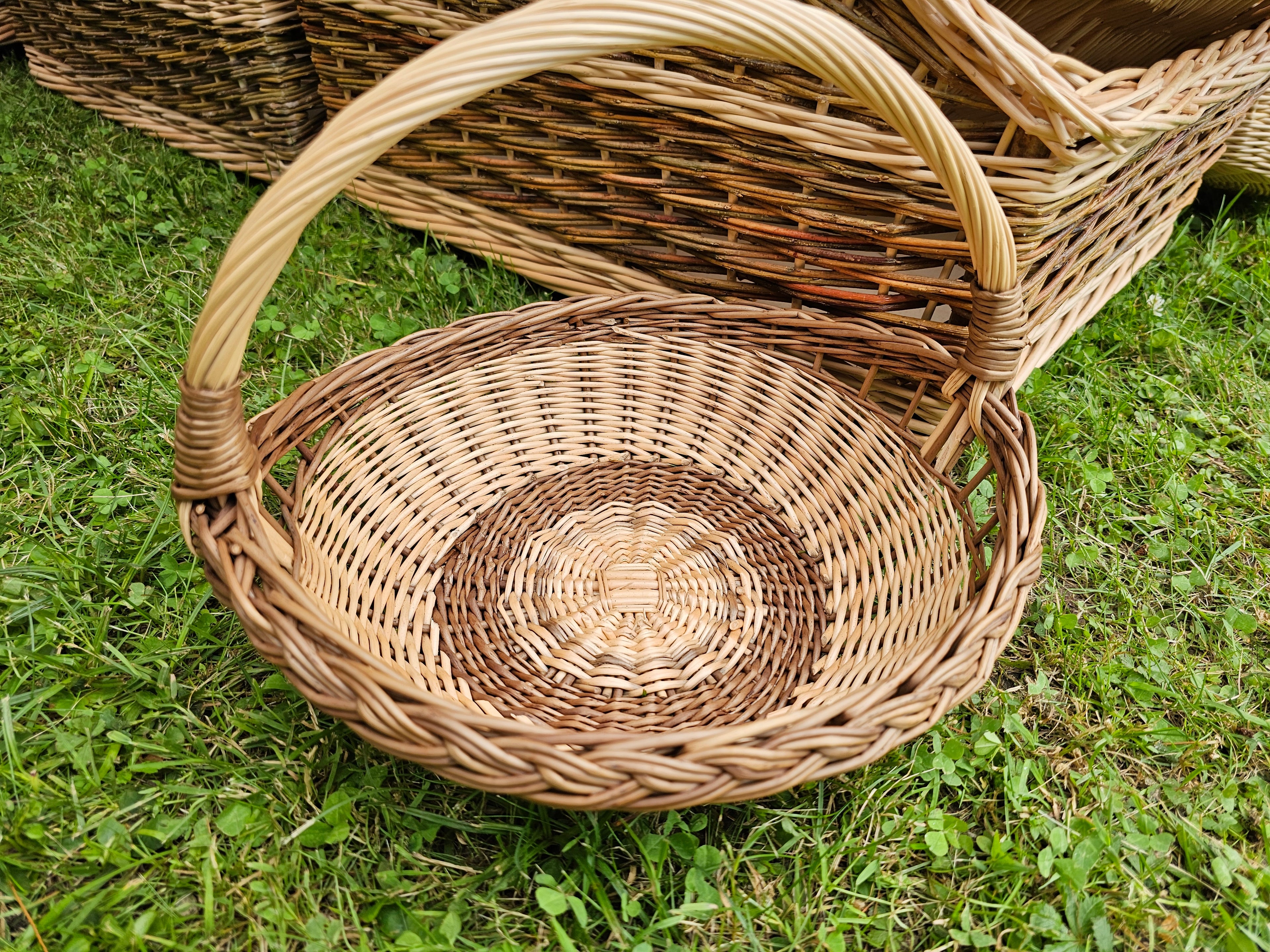 Wicker tray 024b