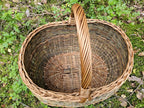 Extra Large Wicker Storage Basket — seen from above