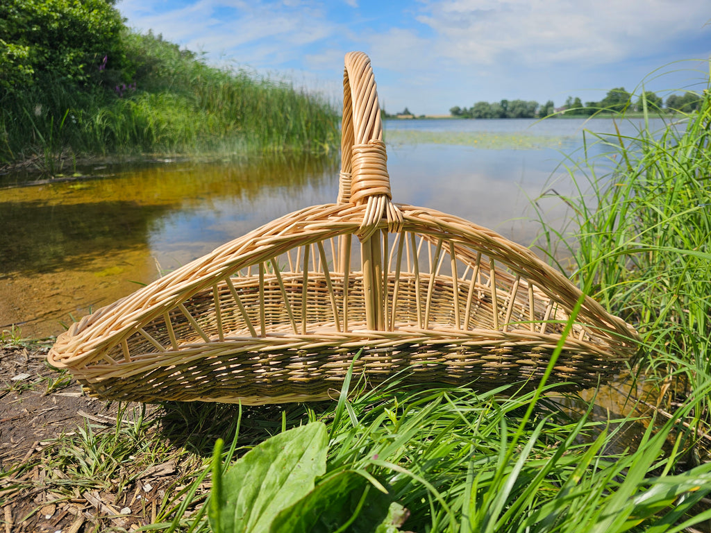 Decorative Wicker Garden Trug 027b-6