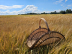 Wicker flower basket 031b
