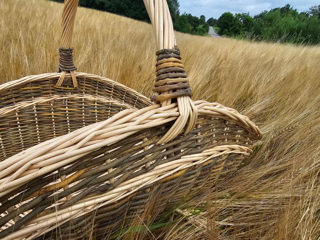 Large wicker basket 027b-1