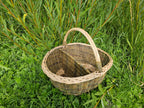 Wicker Picnic Basket with Divider — another view