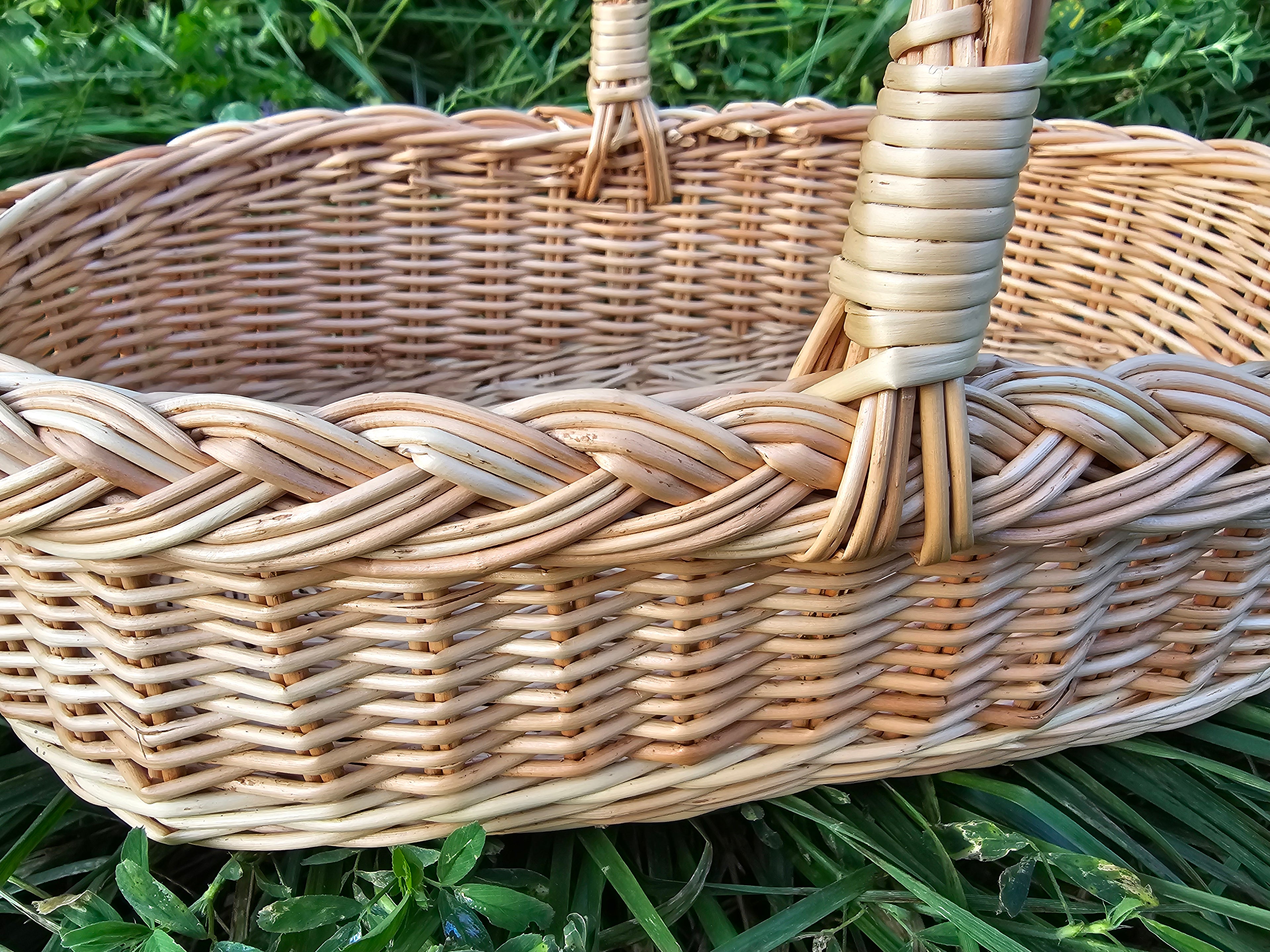 Wicker basket 002r