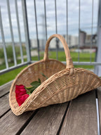 Large Wicker Flower Basket — view 12