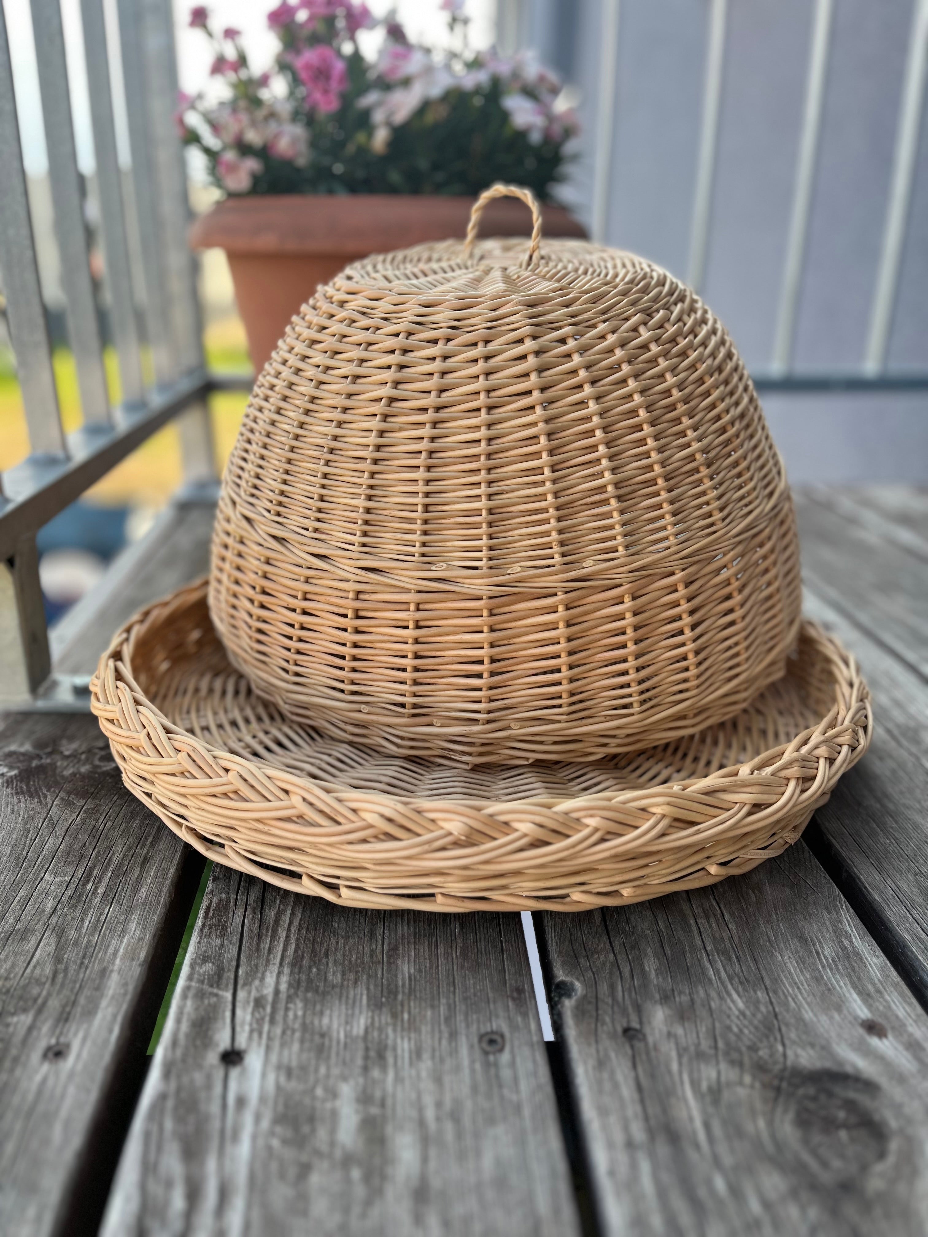 Wicker food cover 007b