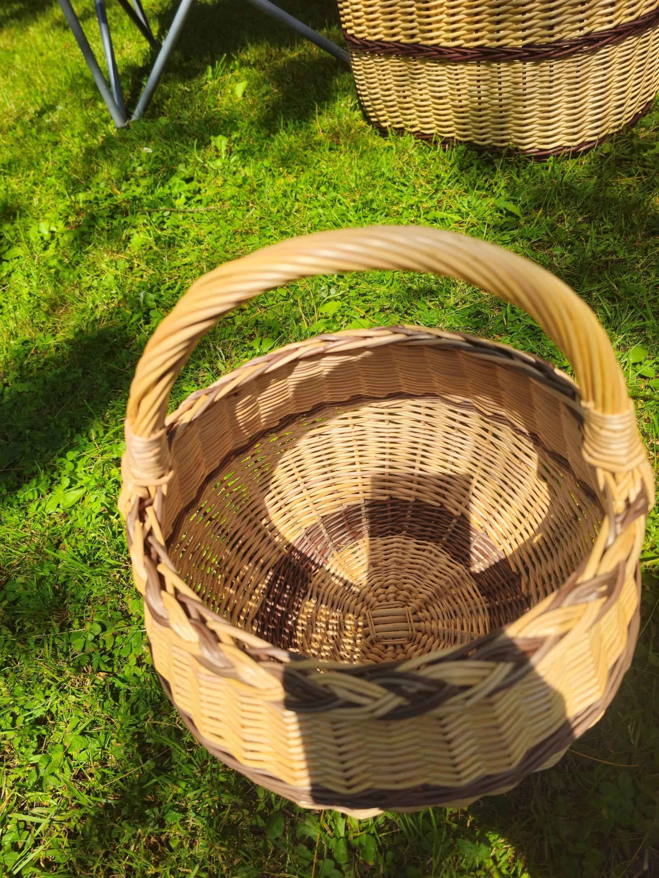 Deep Willow Berry Basket — shown in natural light