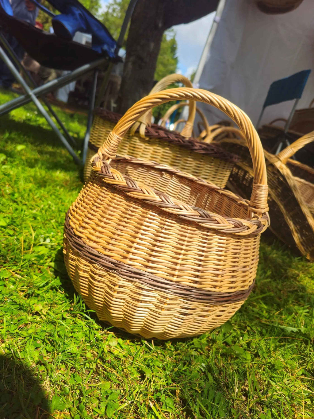 Deep Willow Berry Basket — another view
