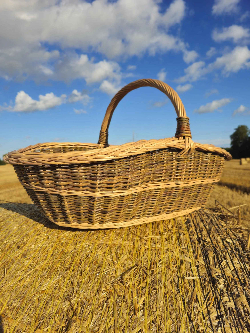 Extra Large Wicker Basket, handwoven from Lithuanian willow
