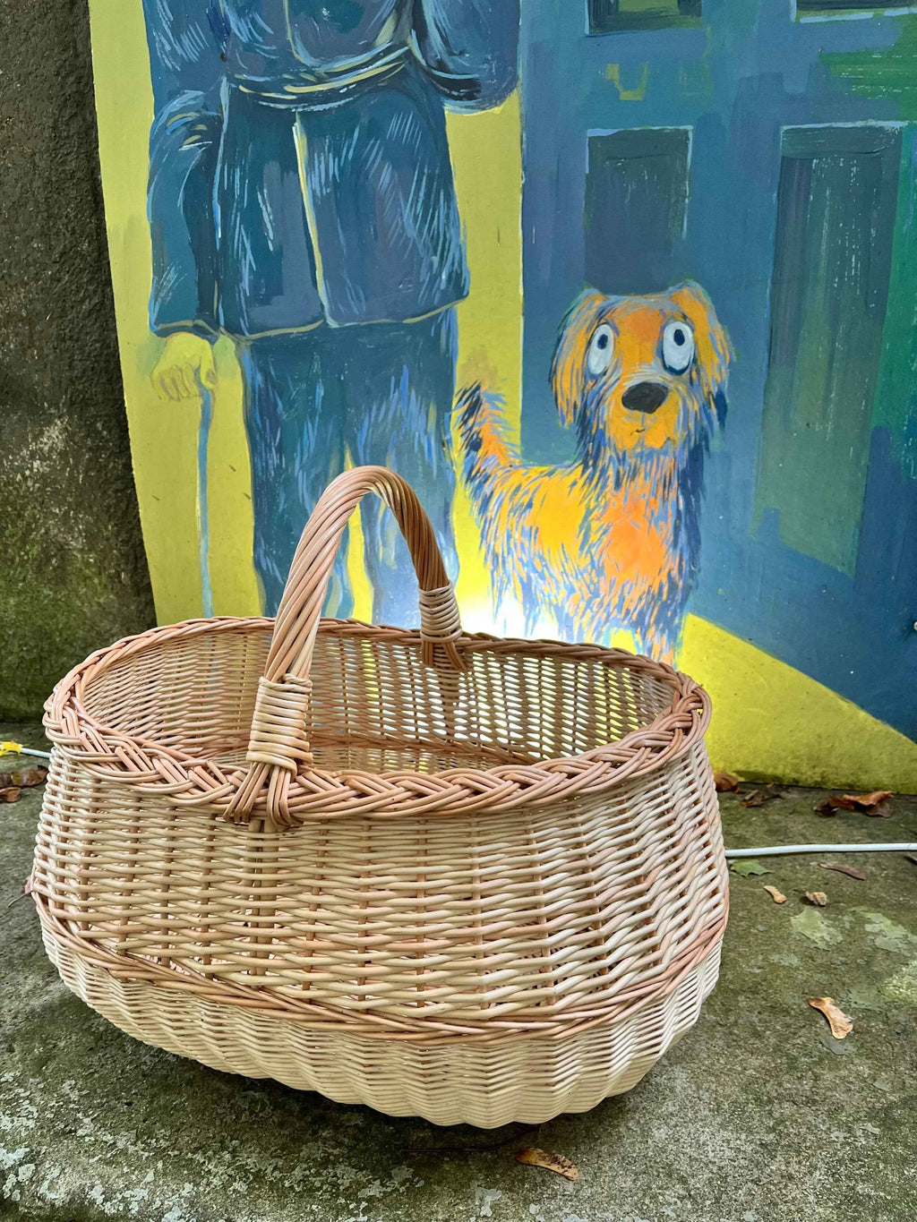 Extra Large Wicker Storage Basket — wicker basket, view 5
