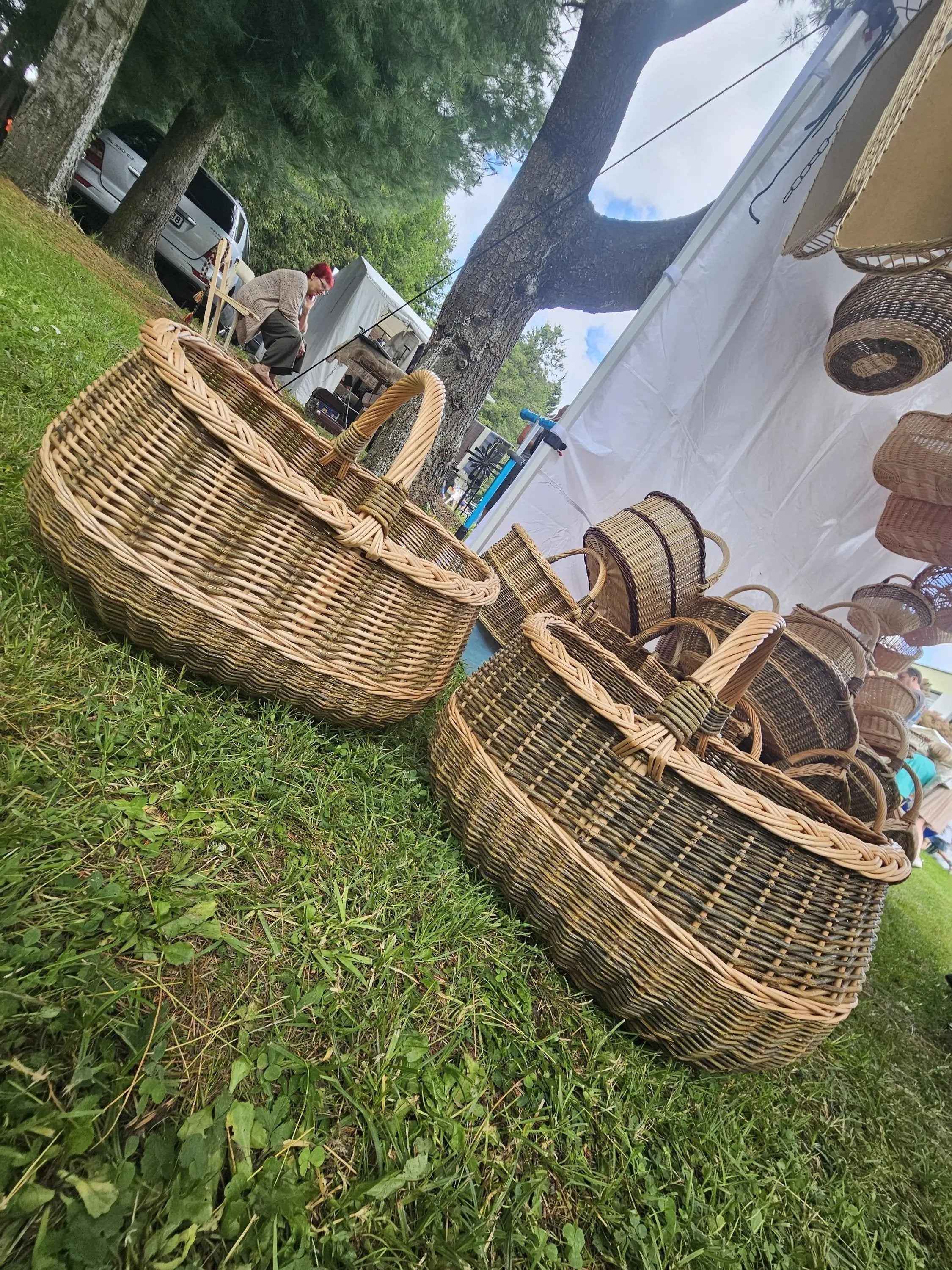 Extra Large Wicker Storage Basket — wicker basket, view 10