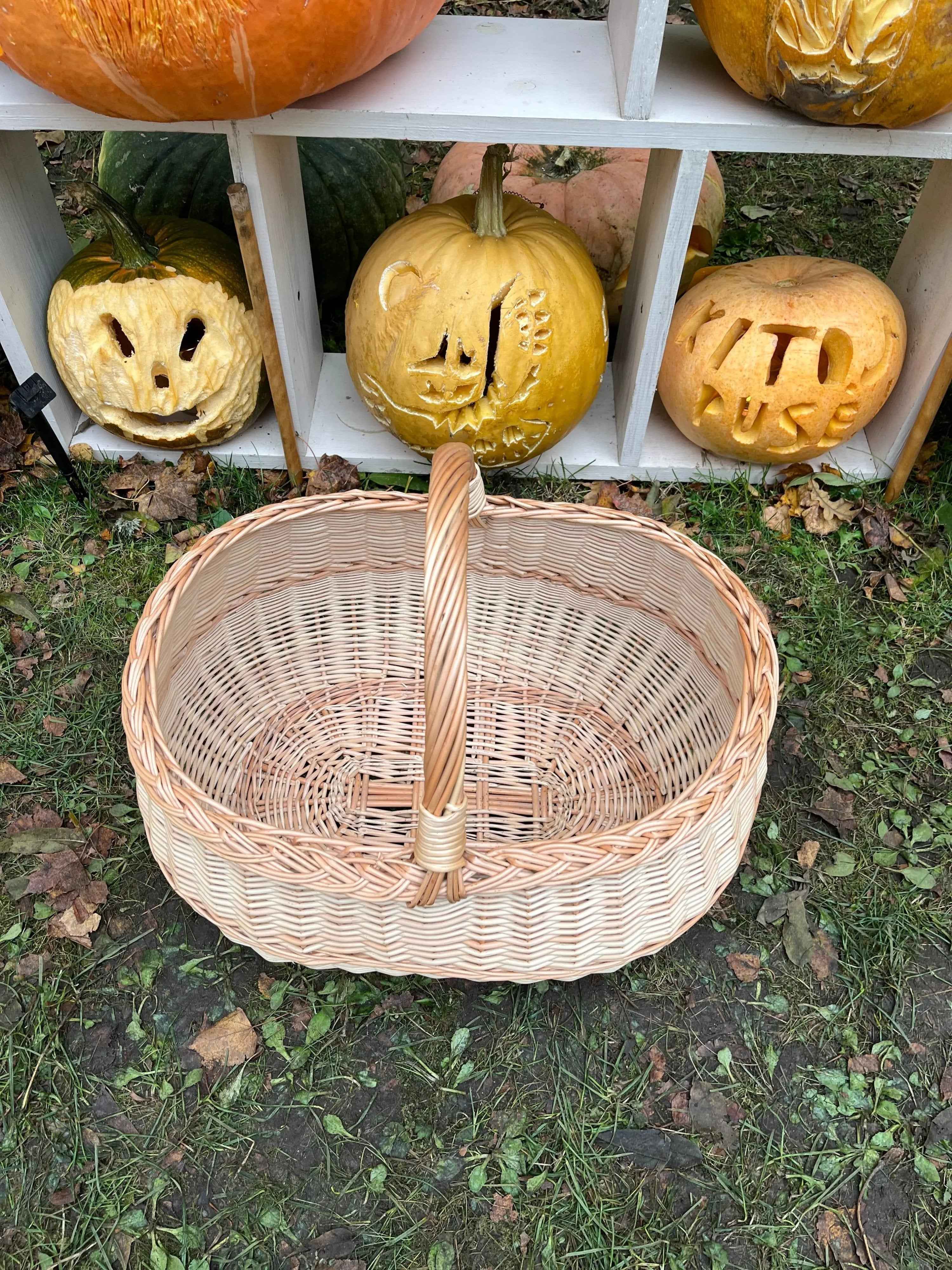 Extra Large Wicker Storage Basket — wicker basket, view 12
