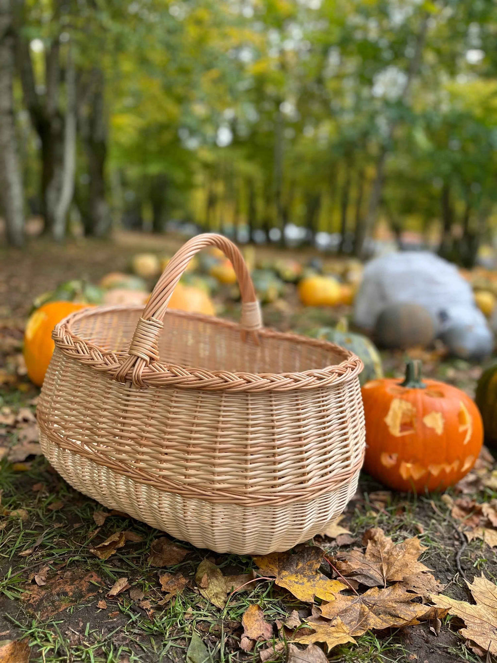 Extra Large Wicker Storage Basket — wicker basket, view 15