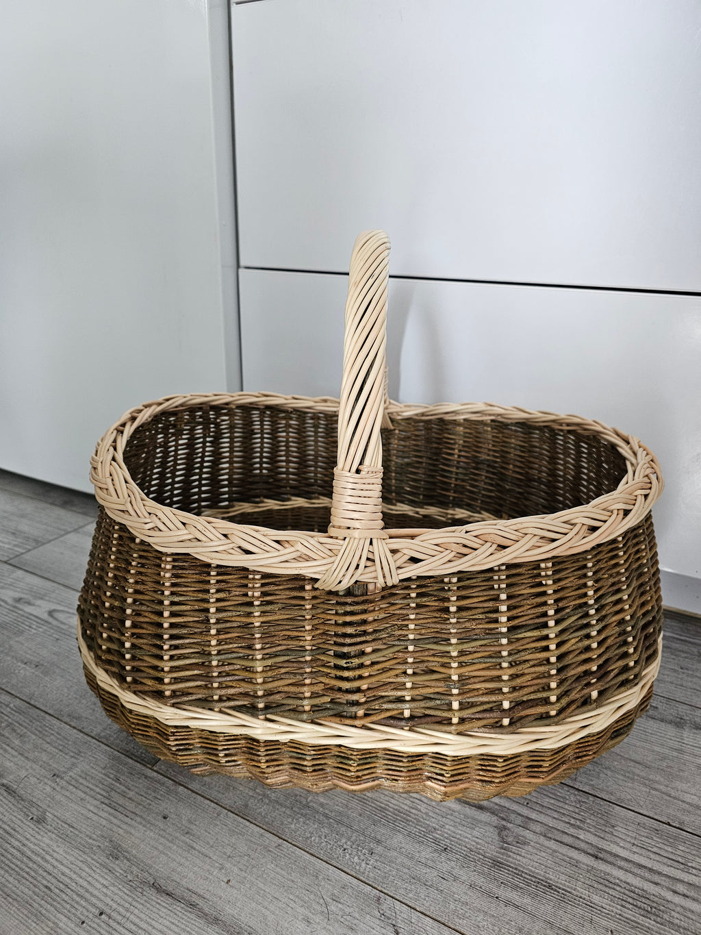 Extra Large Wicker Storage Basket — wicker basket, view 17