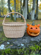 Wicker basket 026b - NaturelyWoven wicker - handmade