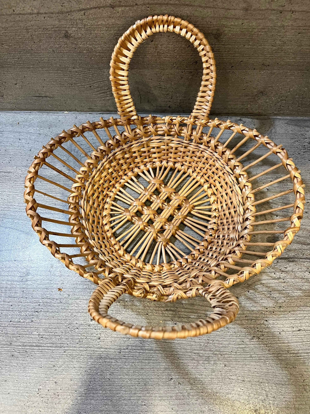 Wicker tray 004r - NaturelyWoven wicker - handmade
