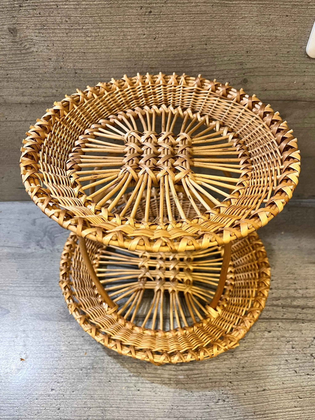 Wicker tray 003r - NaturelyWoven wicker - handmade