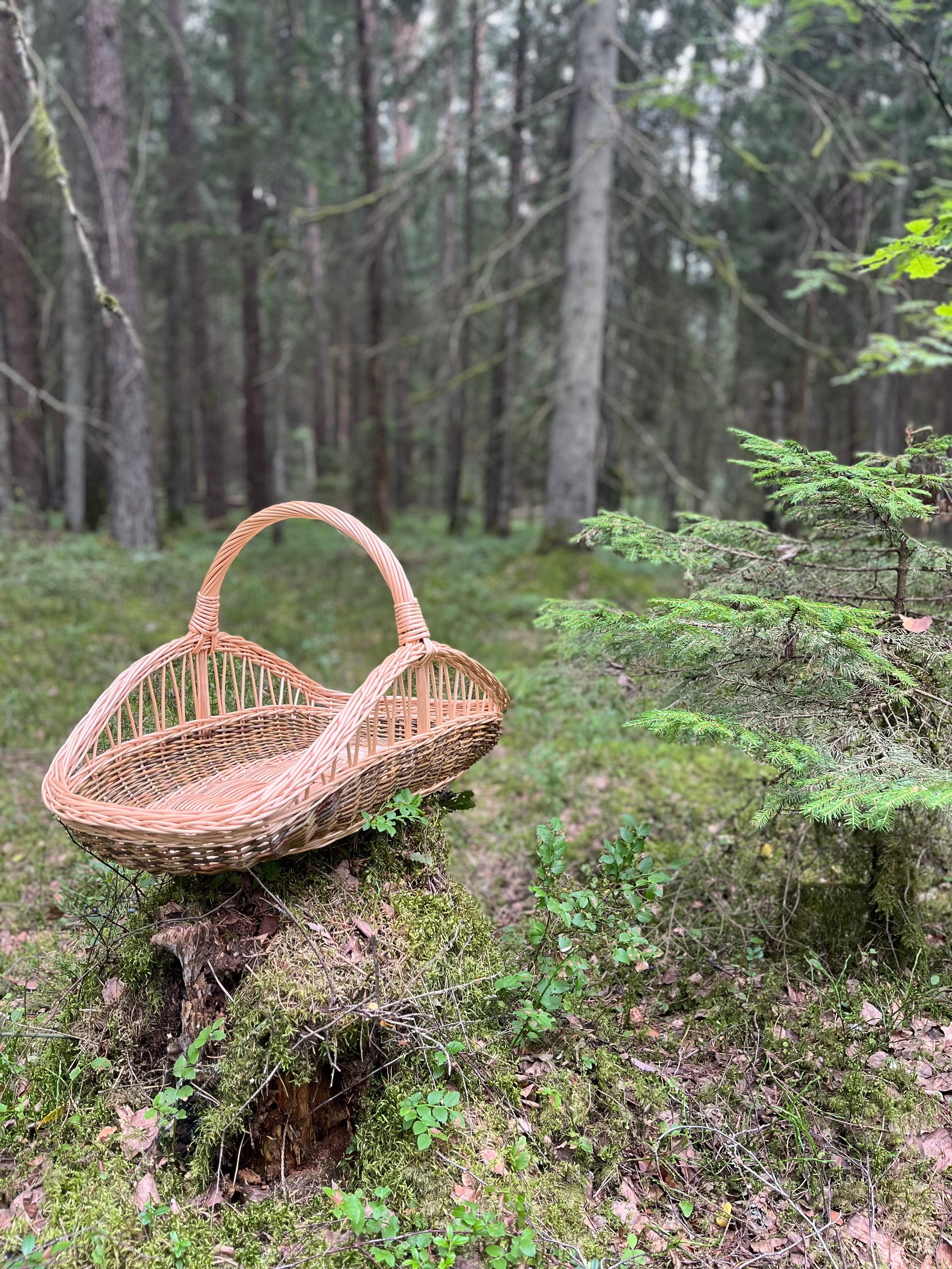 Decorative Wicker Garden Trug 027b-6