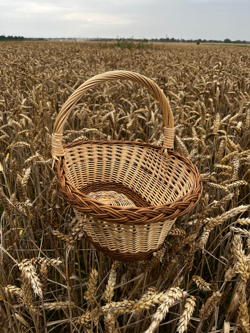 Wicker basket 020b