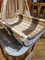 Large firewood basket 039r - NaturelyWoven wicker - handmade
