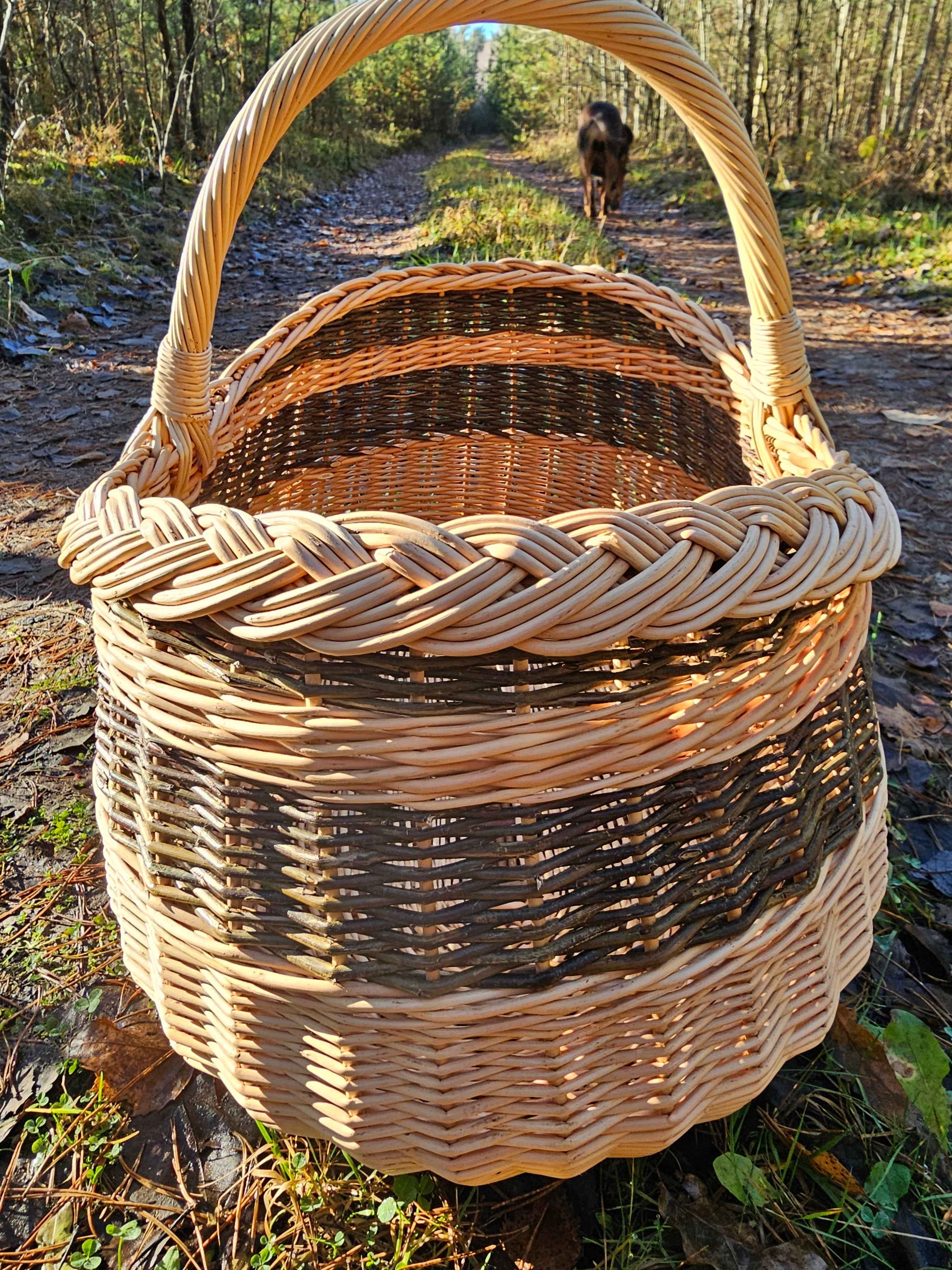 Large Wicker Basket — wicker basket, view 2