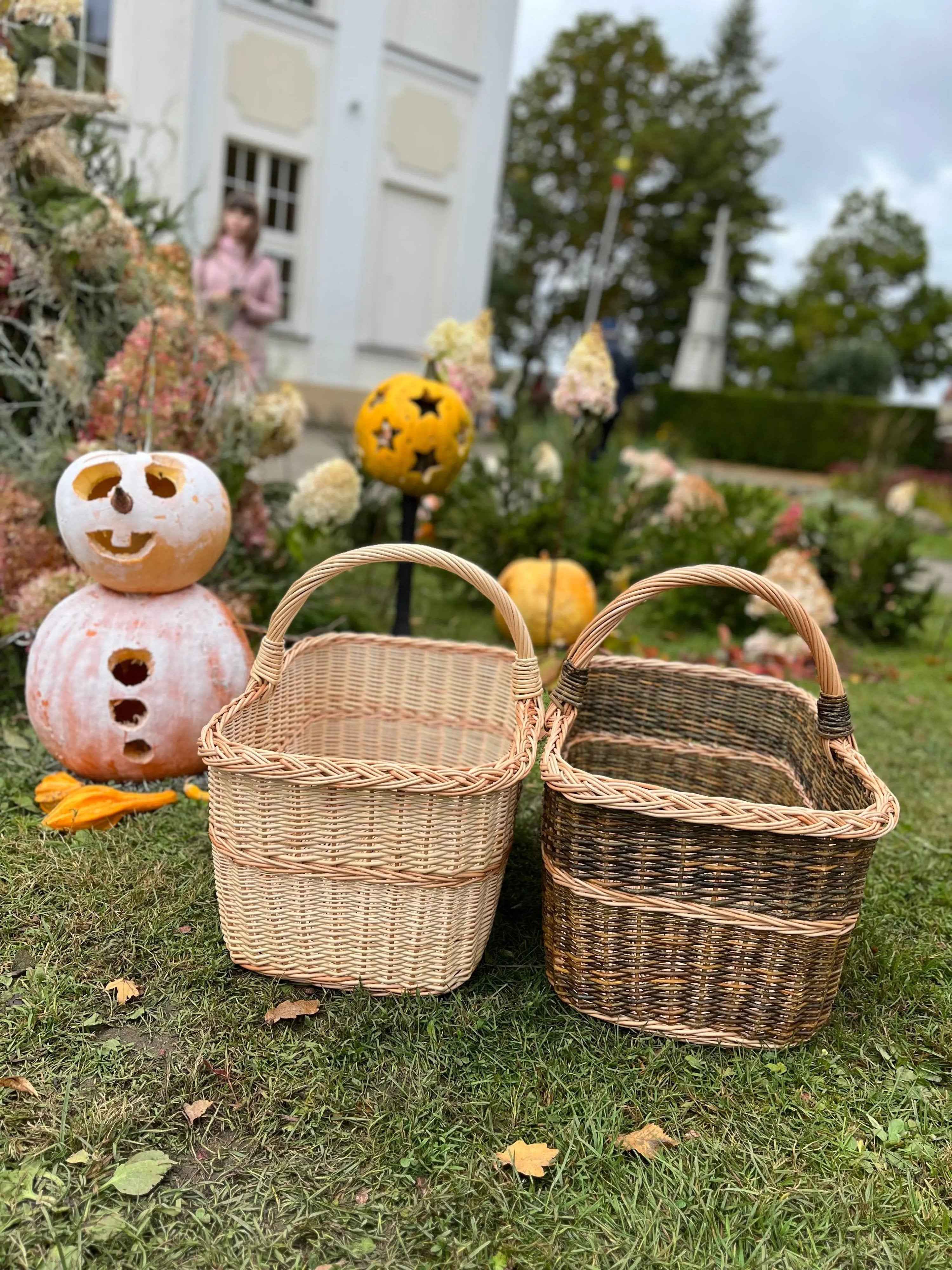 Large willow basket 052b - NaturelyWoven wicker - handmade