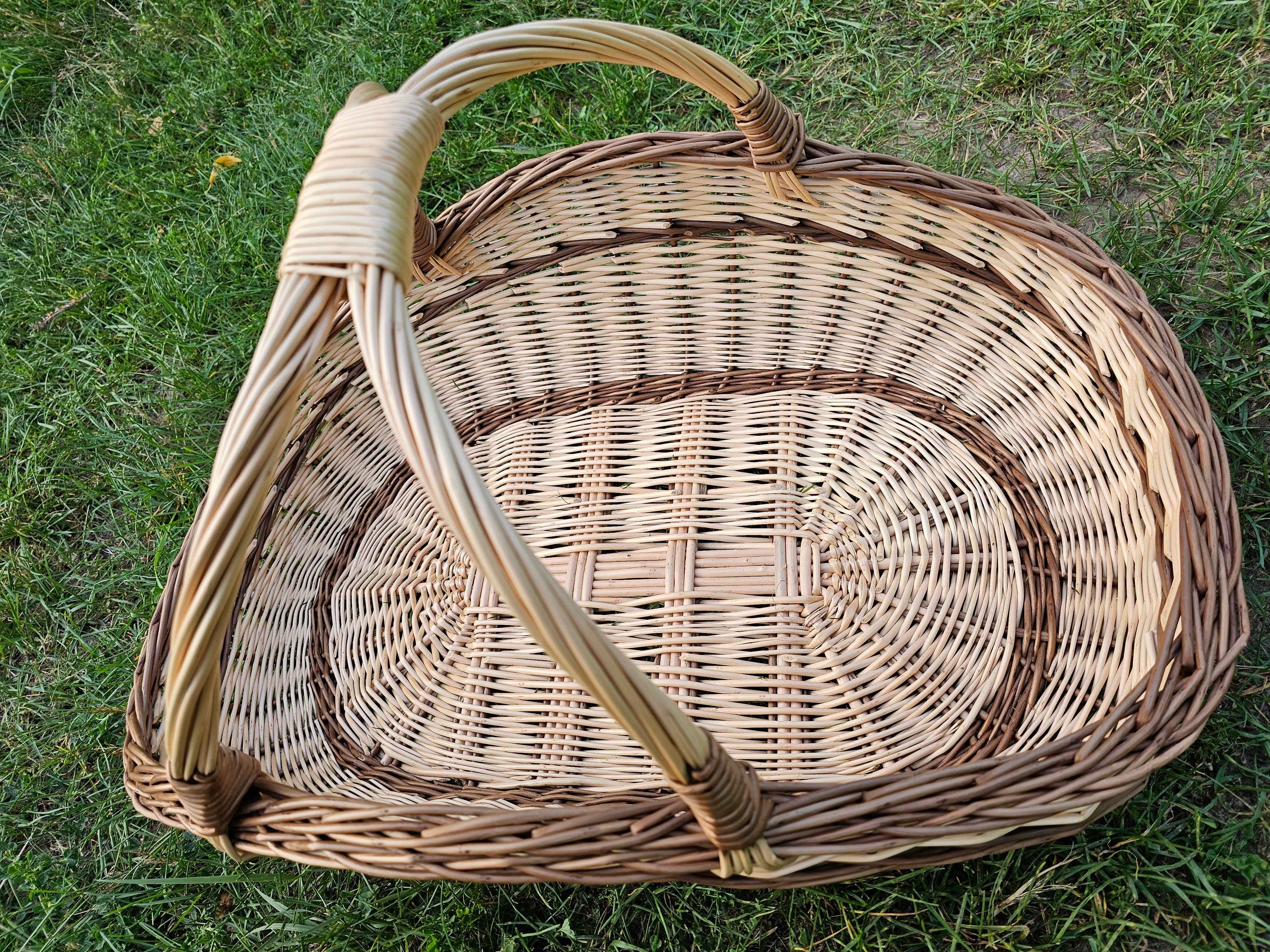 Two-Handled Wicker Garden Trug — wicker basket, view 5