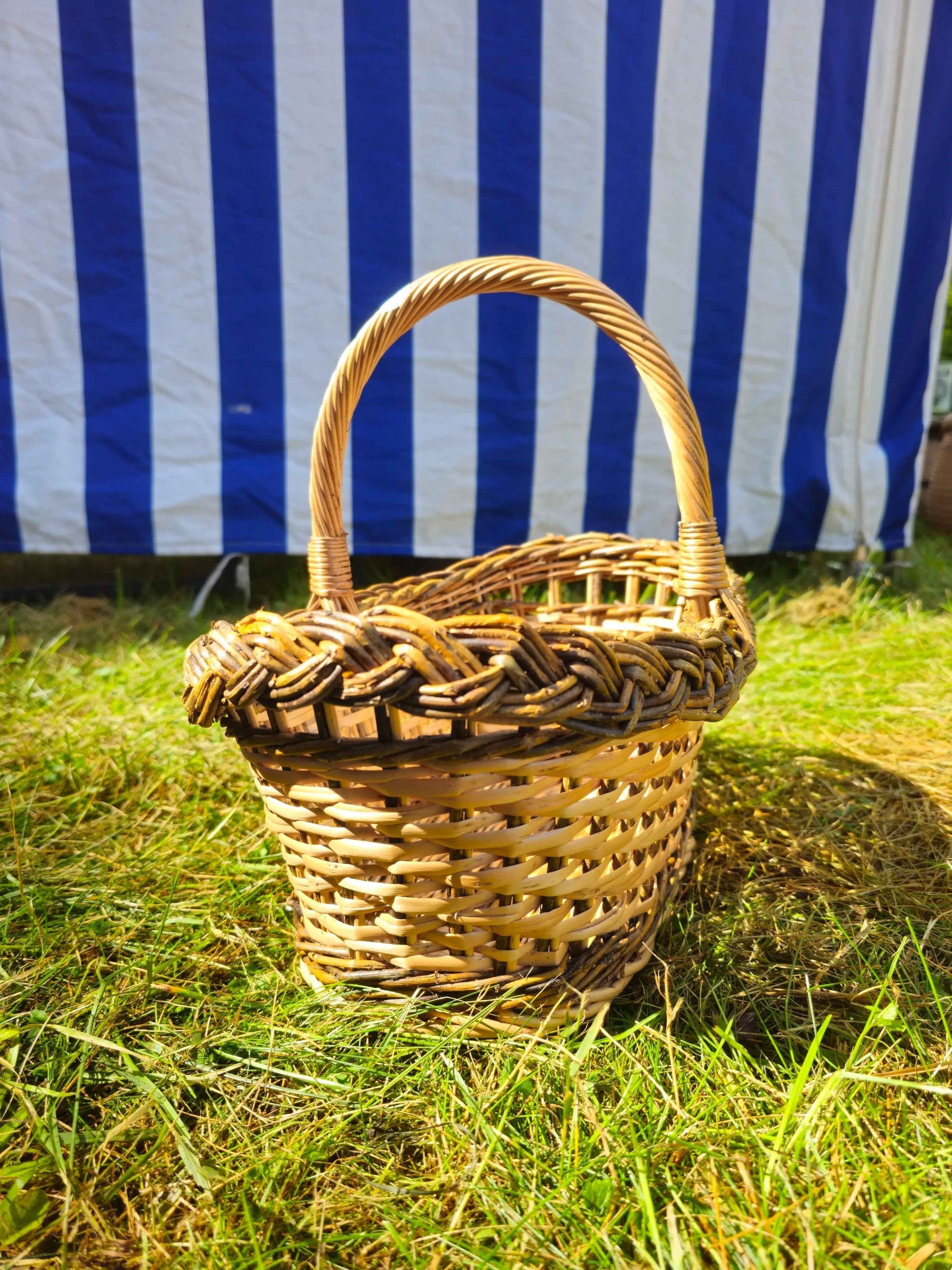 Wicker Bread Basket — wicker basket, view 3
