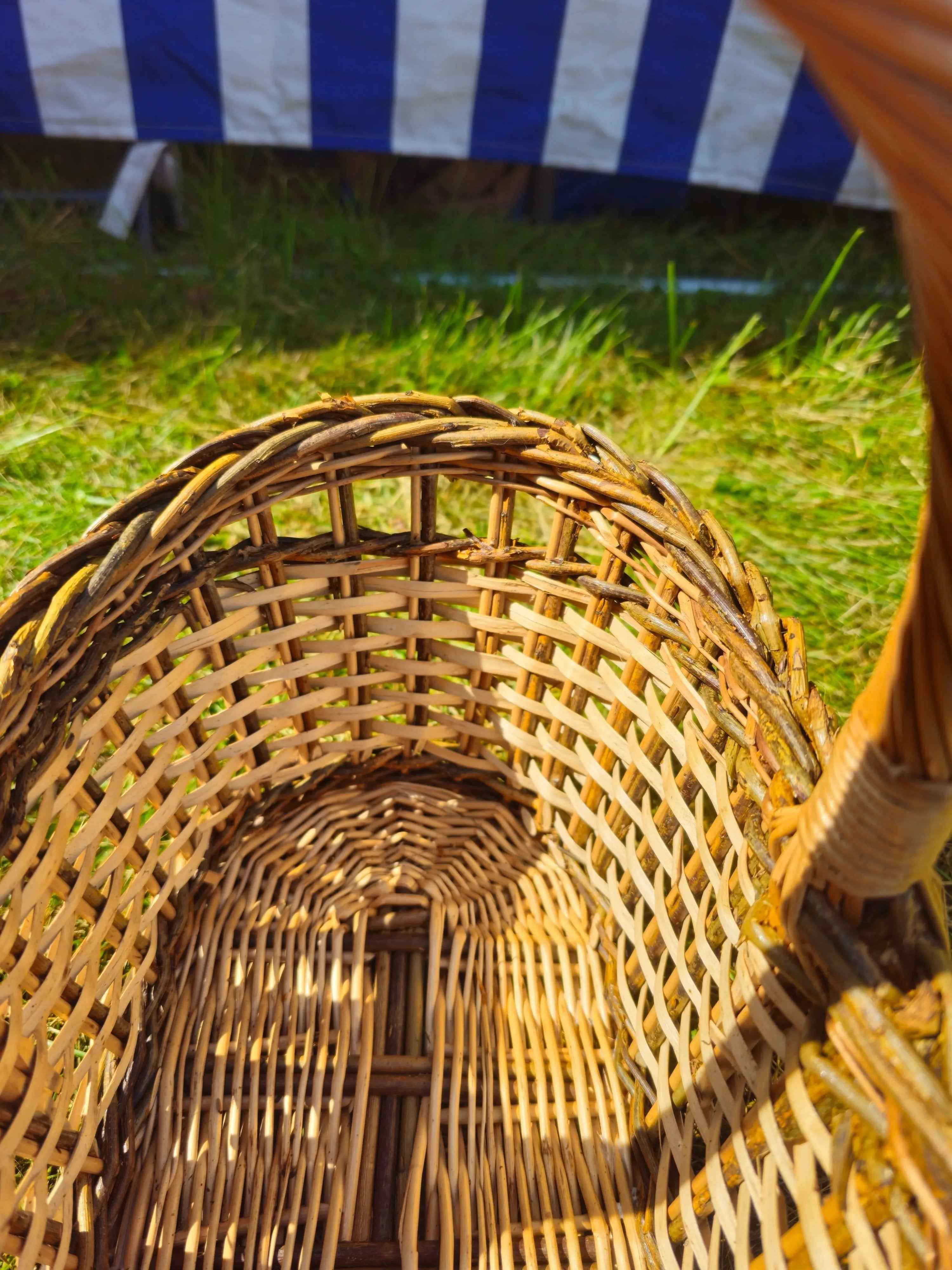 Wicker Bread Basket — wicker basket, view 5