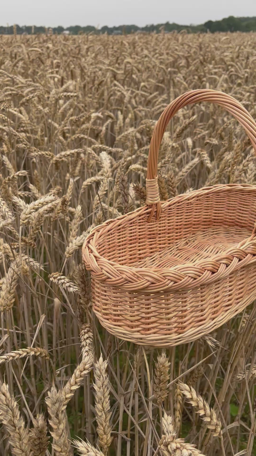 Wicker basket 002r