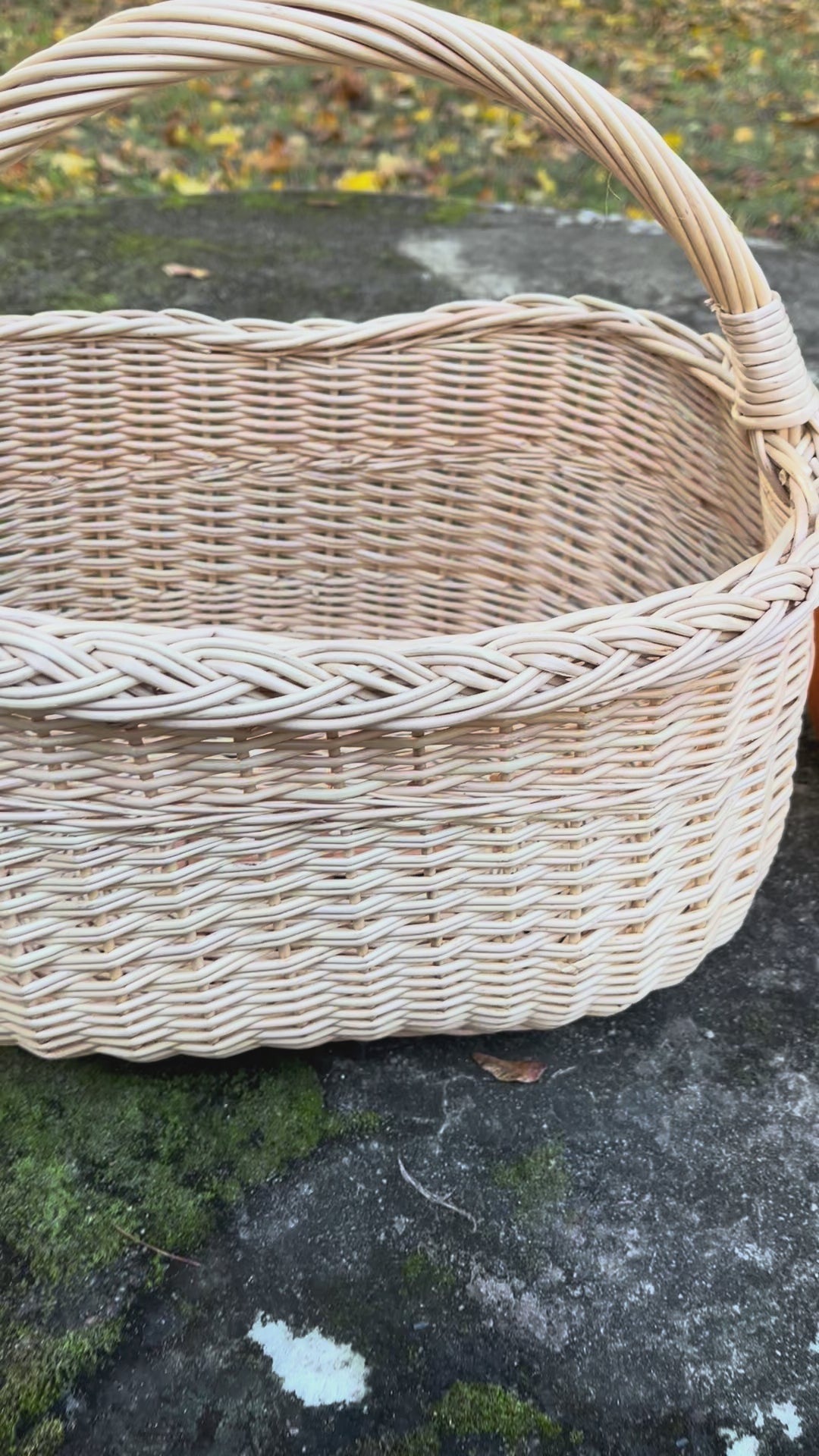 Wicker basket 041b
