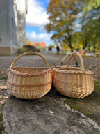 Wicker basket 006b - NaturelyWoven wicker - handmade