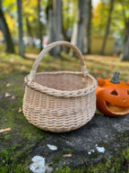 Wicker basket 006b - NaturelyWoven wicker - handmade