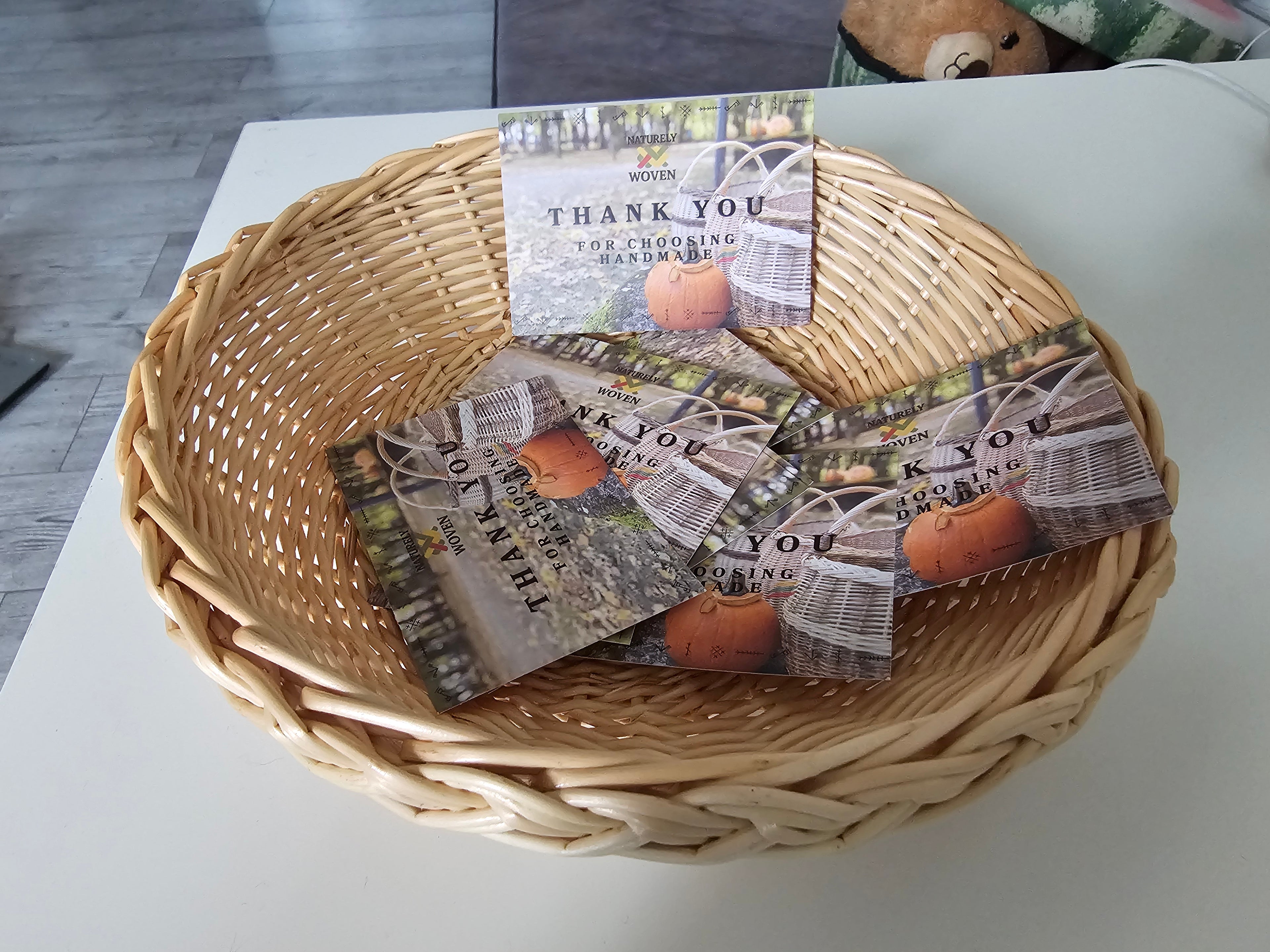 Wicker Bread Plate — wicker plate, view 4