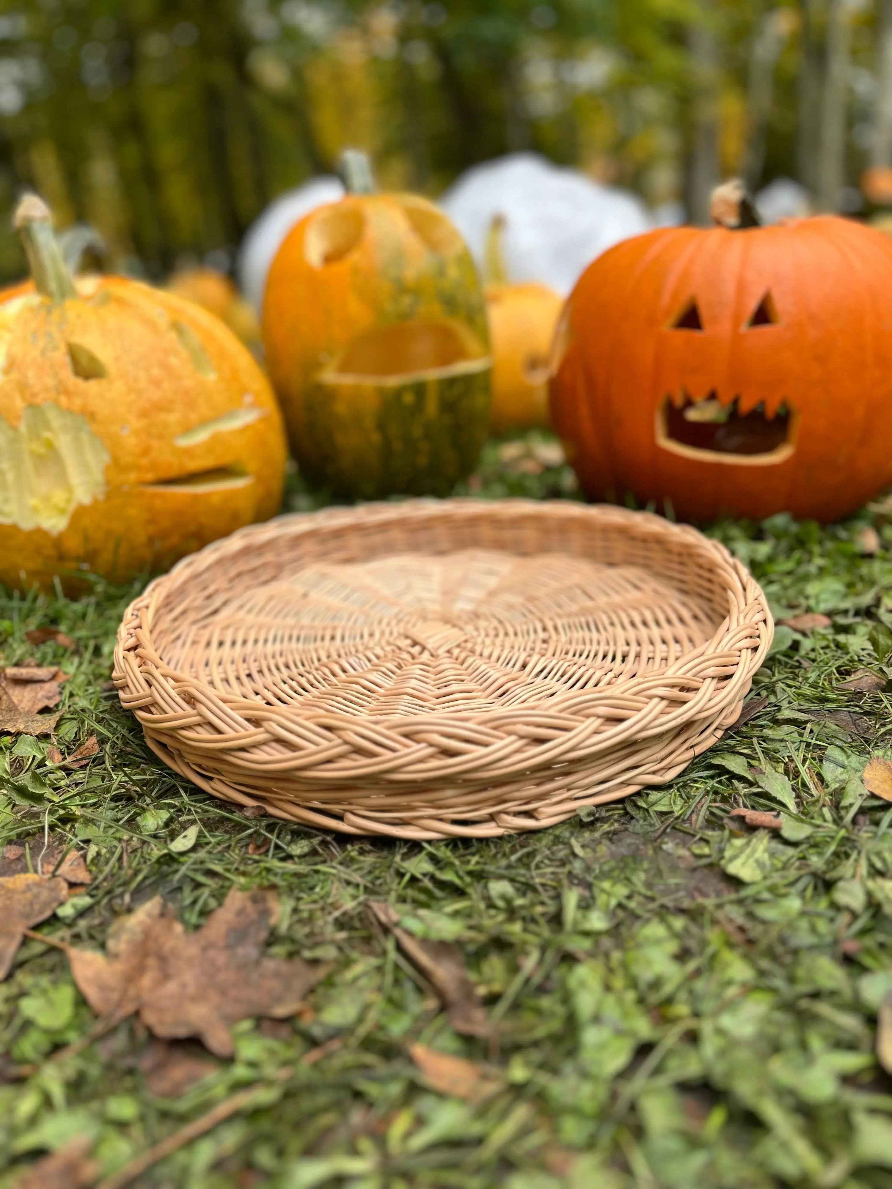 Wicker Bread Tray — wicker tray, view 4