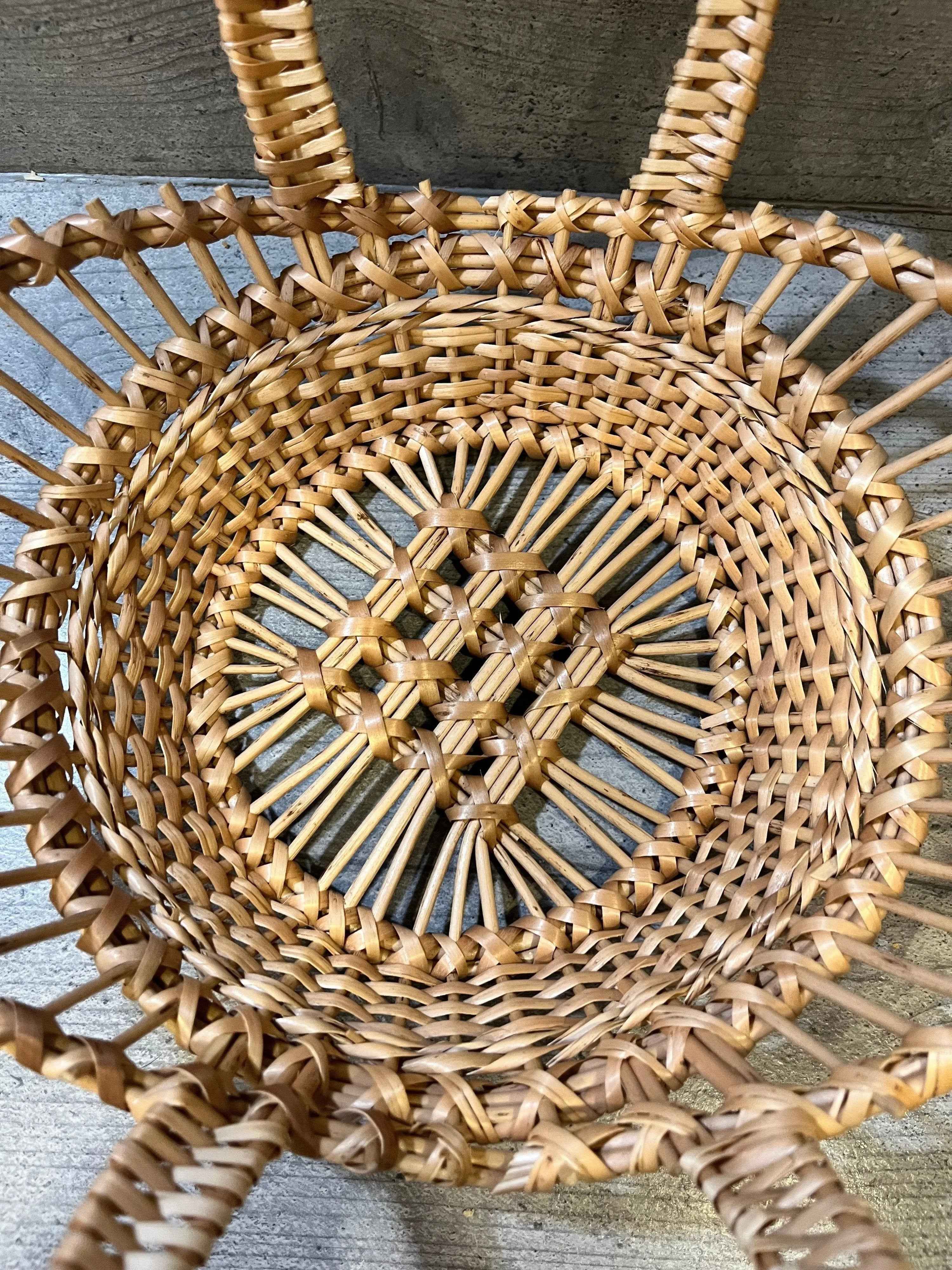 Small Wicker Fruit Bowl — wicker bowl, view 3