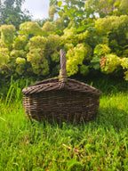 Small wicker basket 051b - NaturelyWoven wicker - handmade