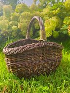 Small Wicker Fruit Basket in # — handmade wicker basket